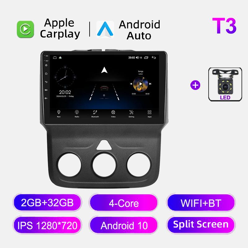 9"  Touch Screen Android Radio For Dodge Ram 1500 2500 3500 (2013-2019) HeadUnit Stereo GPS Navigation Wireless Carplay WiFi 4G