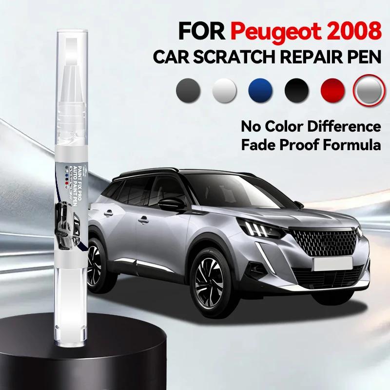 Car Dedicated For Peugeot 2008 2013-2025 P21 P54 Paint Repair Pen Touch Up Scratch Remover DIY Auto Accessories Black White Grey