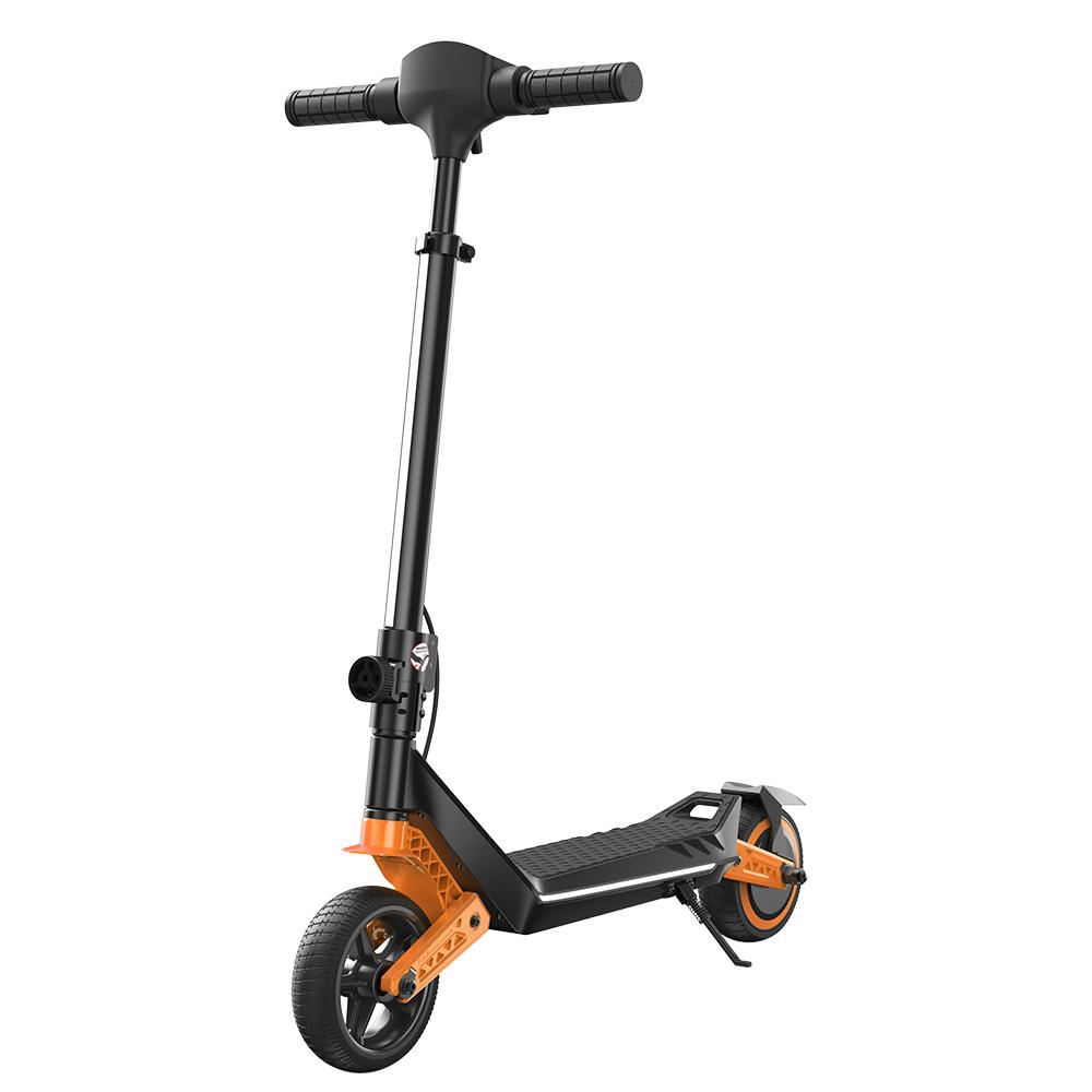 K6 Kids Electric Scooter 150W 2.6Ah 6.5'' Solid Tires Bluetooth Speaker LED Lights Foldable & Height Adjustable 16KM/H Max Speed 7-9KM Range for kids