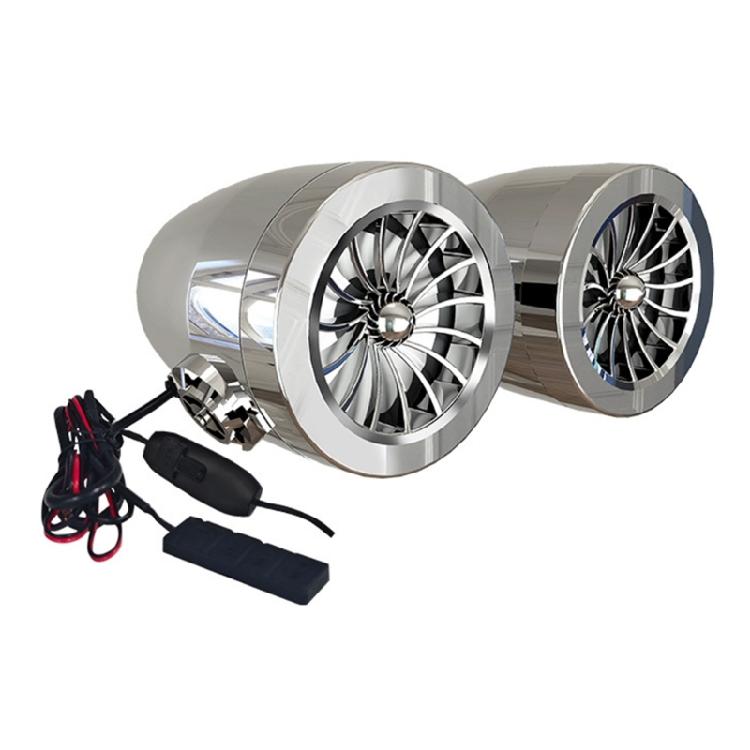 Shockproof Motorcycle Speaker System With Fast Charging Port Advanced Sound Technology For Adventure Bikes And Scooters