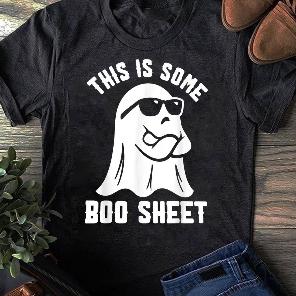 This Is Some Boo Sheet Halloween Ghost Funny Gift Men Women T-Shirt, Halloween Shirt, Ghost Gift Shirt, Reading Camping, Funny Halloween Tee