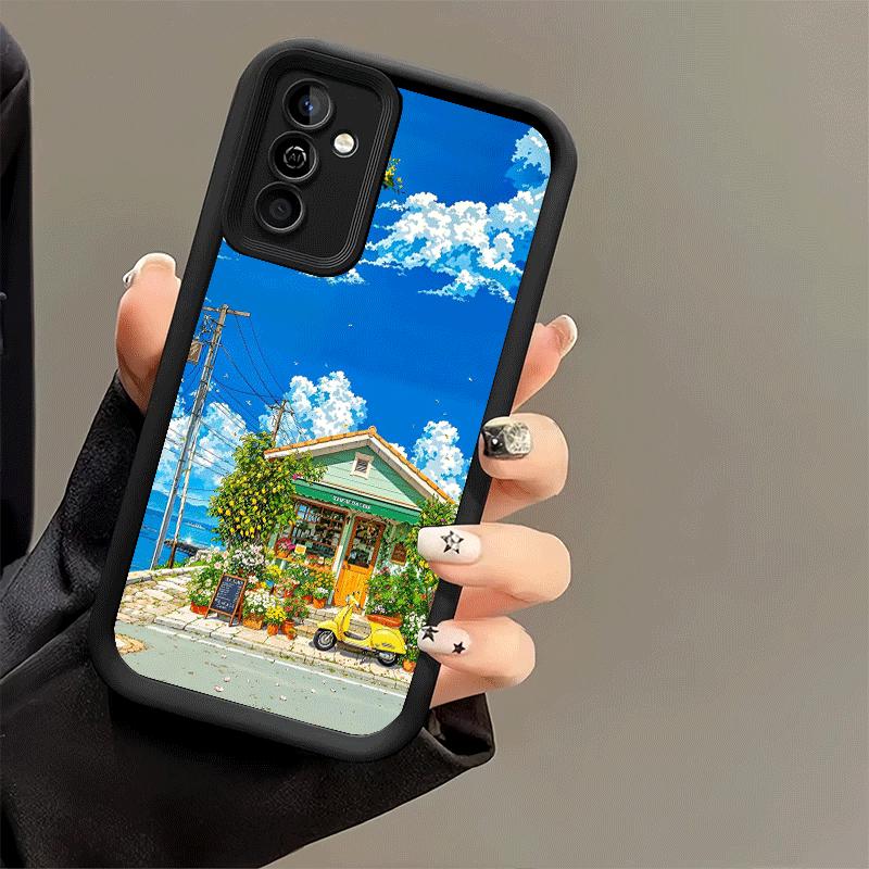 Anime Aesthetic Scenery Soft Phone Case for Samsung Galaxy A17 A16 A26 A36 A56 A15 A25 A35 A55 A14 A24 A34 A54 A13 A23 A33 A53 A