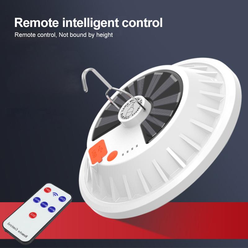 3000LM Super Powerful LED Solar Light Outdoor IP65 Waterproof Solar Lamps with Hook LED Lamp Bulbs for Patio Garden Garage Yard