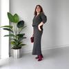 2025 Autumn Loose Knit Sweater & Versatile Midi Skirt Set