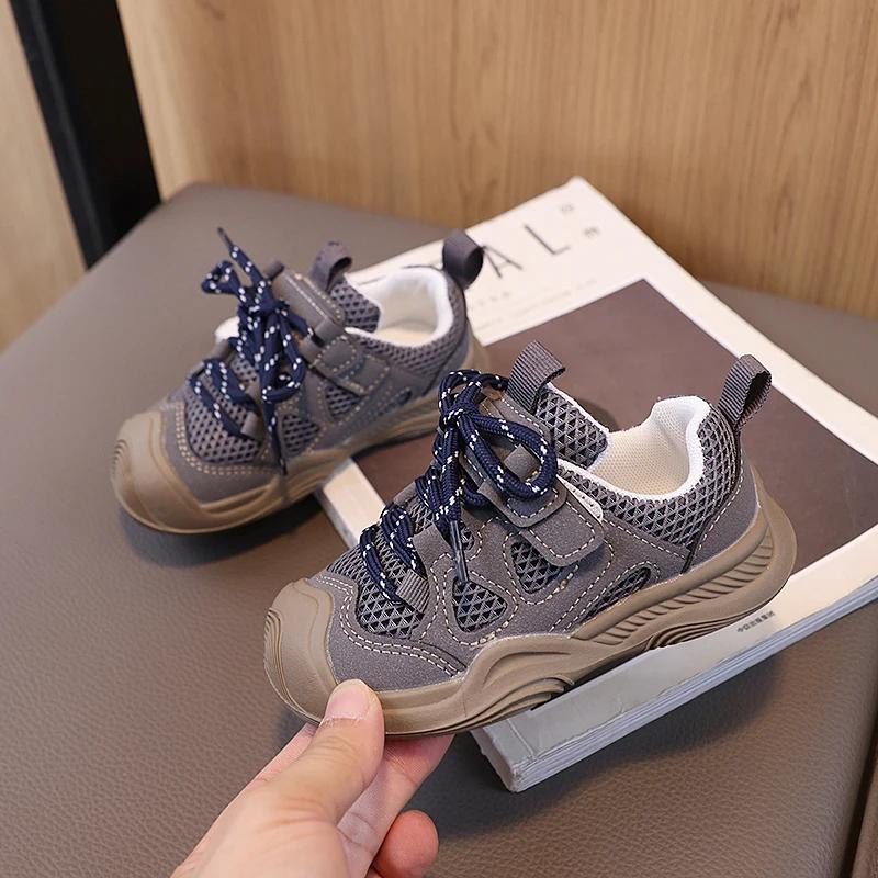 Children Casual Shoes Baby Girls Boys Sneakers Anti Slip Soft Sole Toddler Kids Shoes Breathable Mesh Infant Walking Shoes