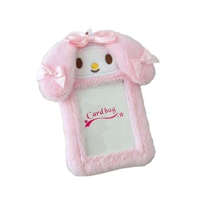 THE BEASTPIE Winnie the and My Melody Pass Card Fluffy Card Commuter Pass Card Holder Cute Gift for Kids Pooh, Cinnamoroll, Case/IC Case, Case, Case,