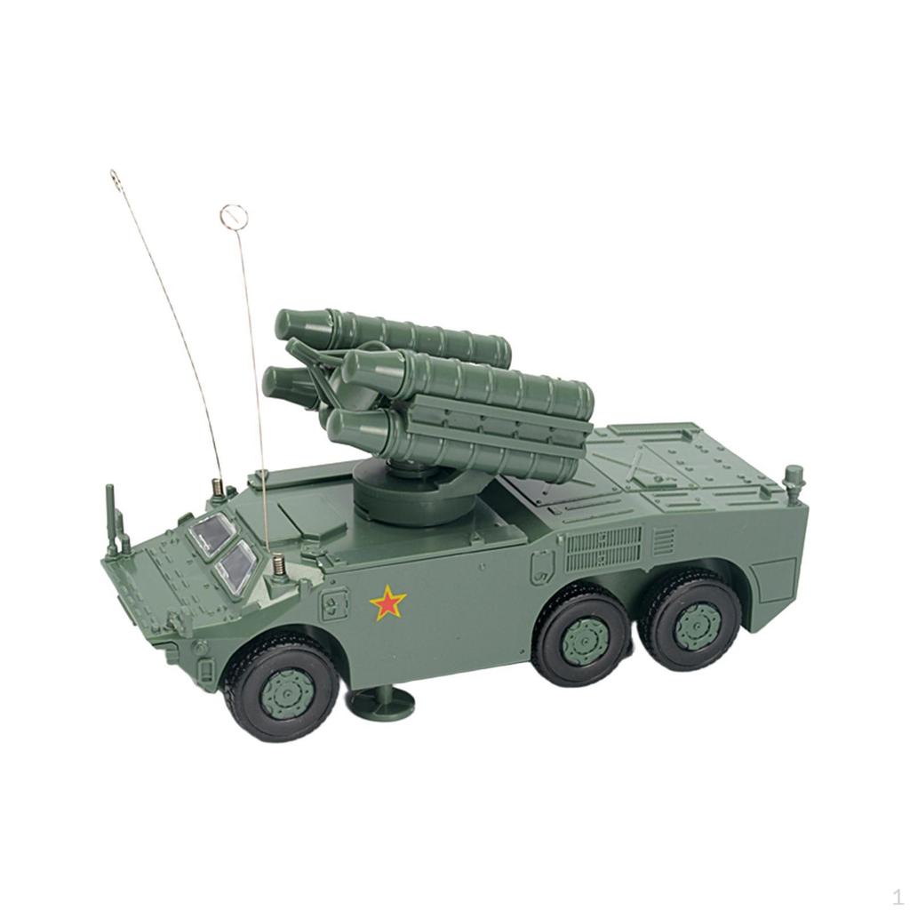 1/72 Armored Vehicle Building 4D Assemble Simulation Tabletop Decor Transport Truck Toy for