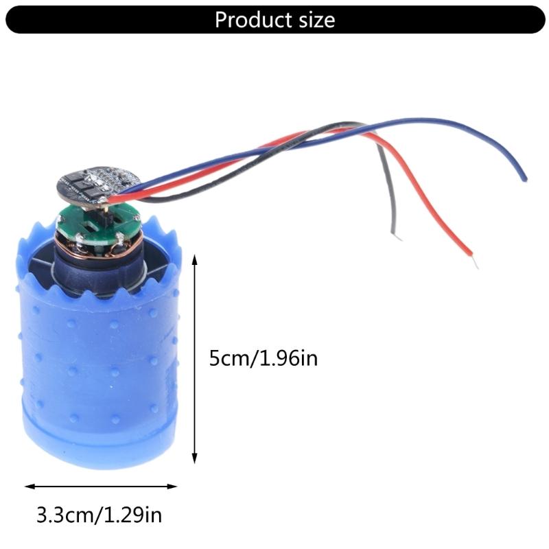 Upgraded 12V Motor Metal Fan Long Service Powerful Motor 80,000RPM Motor 4.5A