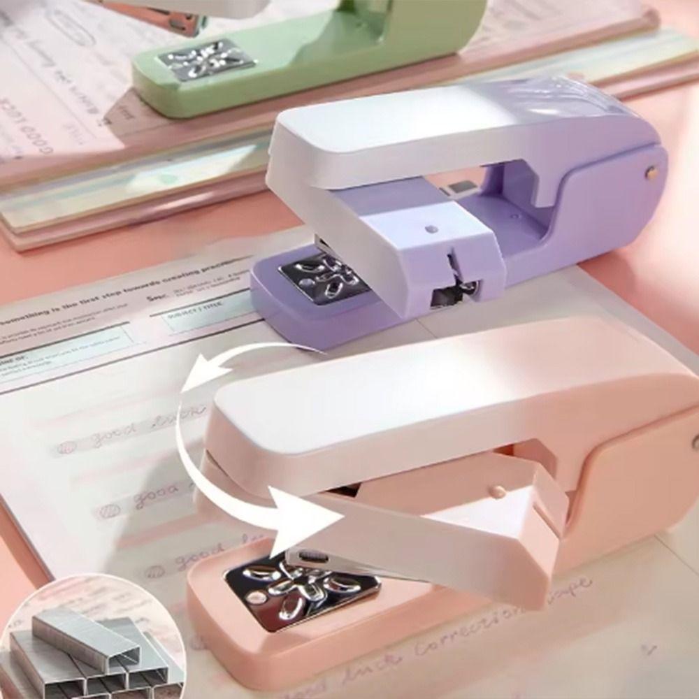 Effortless Desktop Stapler Use 24/6 26/6 Staples Paper Stapling Machine  Business