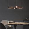 Nordic C-shaped Ring Pendant Lamp for Living Room, Restaurant, or Bar