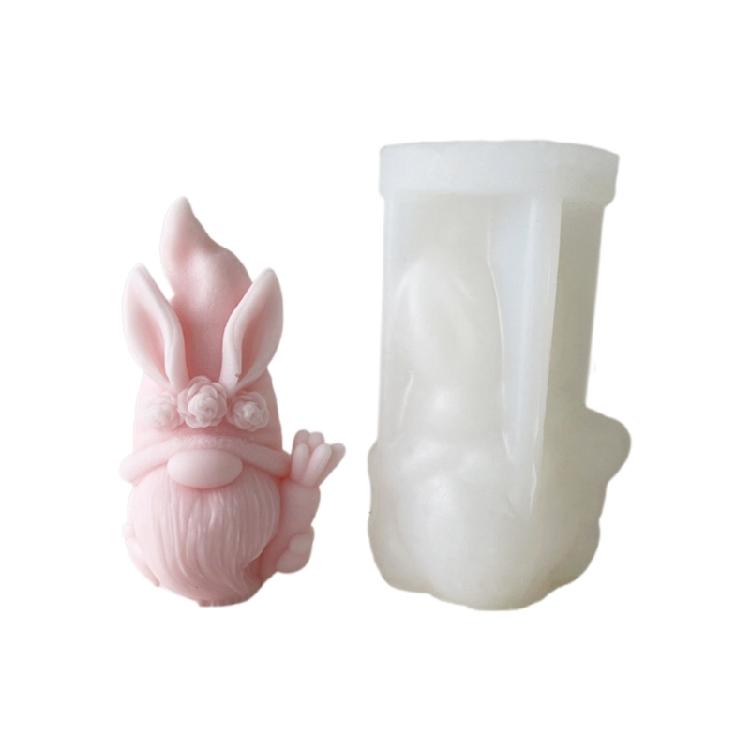 

3D Gnome Silicone Mold Cute Dwarf Decorative Crafts Mold for DIY Crafts Scented Candle Soap Making,Home Decors Moulds