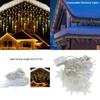 Beautiful Led Icicle String Lights For Holiday Decor Featuring Multiple Color Variations And 96 Led Bulbs