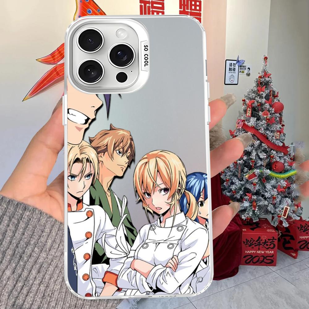 Soma Yukihira Food Wars Shokugeki no Soma Anime Phone Case For iPhone16 15 14131211ProMax X XR87Plus Matte Shockproof Back Cover