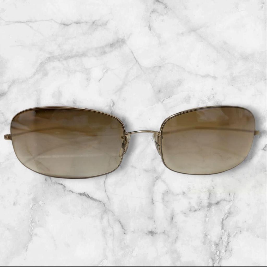 Used Oliver peoples Epic G Gold Yellow Lens George Tokoro