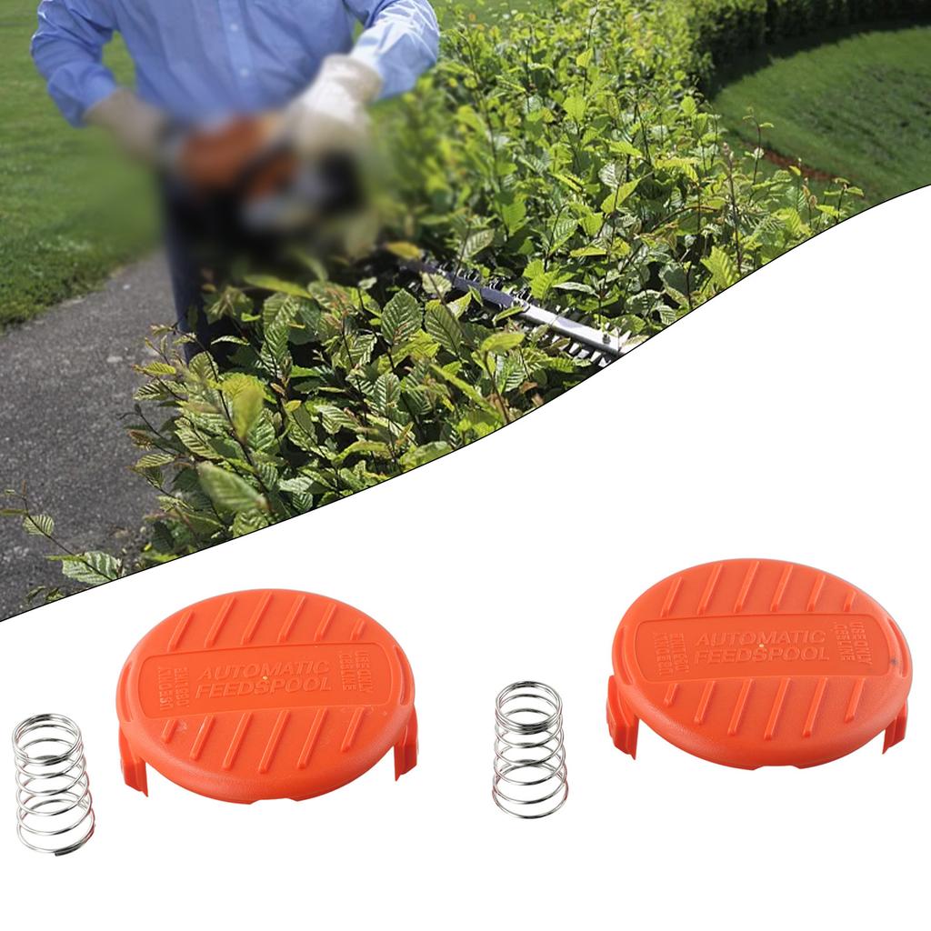 Spool Cover Cap Kit 2 pcs for Black and Decker Reflex GLC2000 GLC2500L GLC2500NM GLC3000 GLC3630L20 GLC3630L20 GB