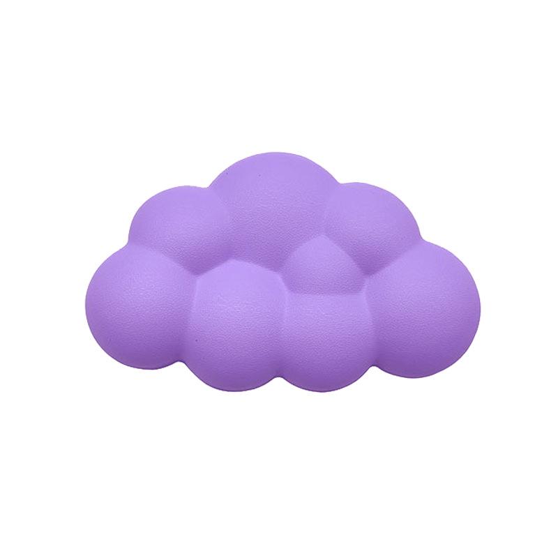Cloud Leather Mouse Pad & Memory Foam Wrist Rest - Non-Slip Silicone Keyboard Support
