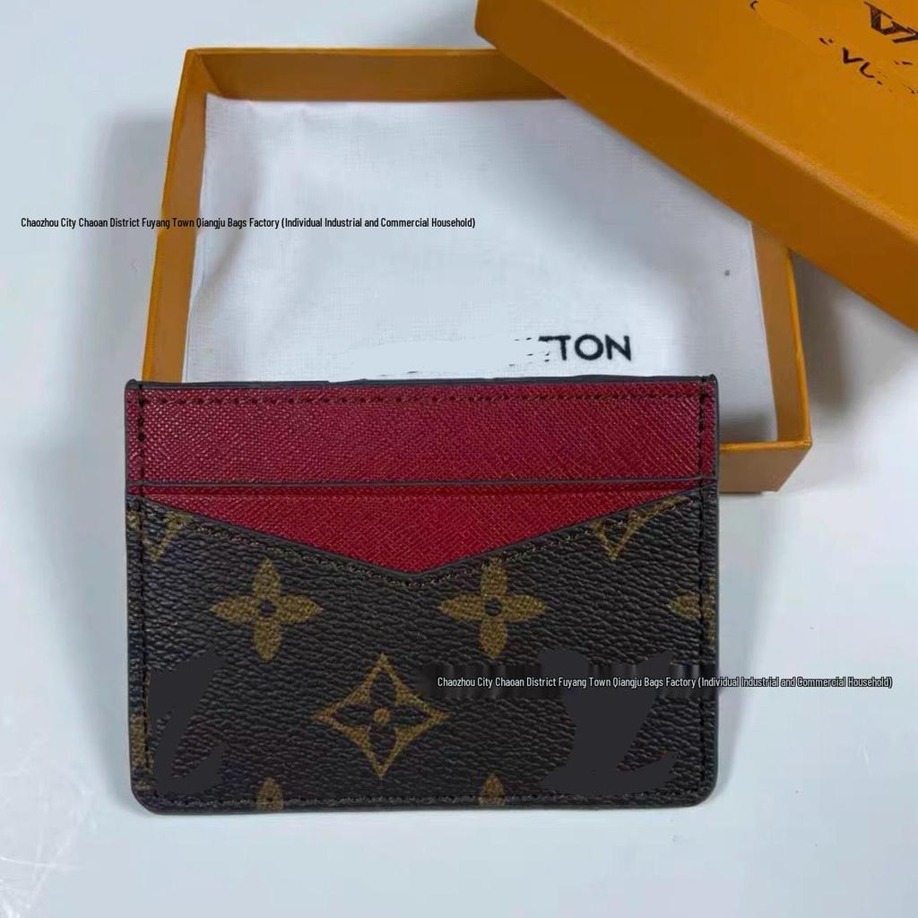 Evropský a americký klasický držák na více karet: Módní peněženka na mince a ochranné pouzdro