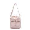 New Nylon Satchel Solid Color Simple Shoulder Bag Lightweight Small Cloth Bag Fashionable Versatile Messenger Bag Retro Women's Bag