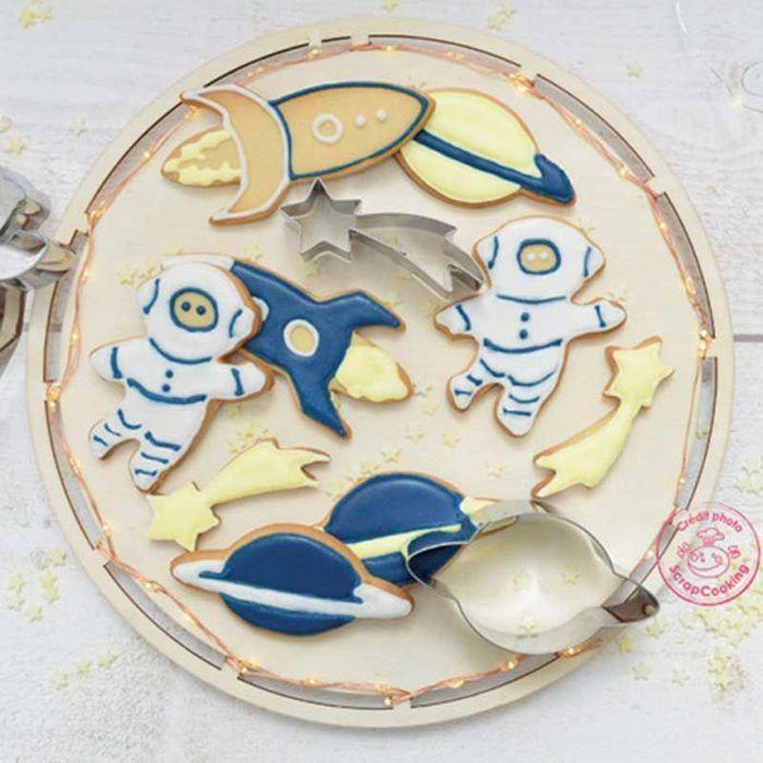 4 emporte-pièces Espace et galaxie