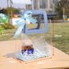 PVC Transparent Tote Bag - High-End Laser Gift Packaging for Children's Day, Birthday, or Wedding Favors