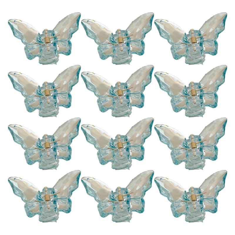 Jelly Colour Butterfly Hair Clip Women Korean Girl Group Fashion Shark Clip Hair Accessories
