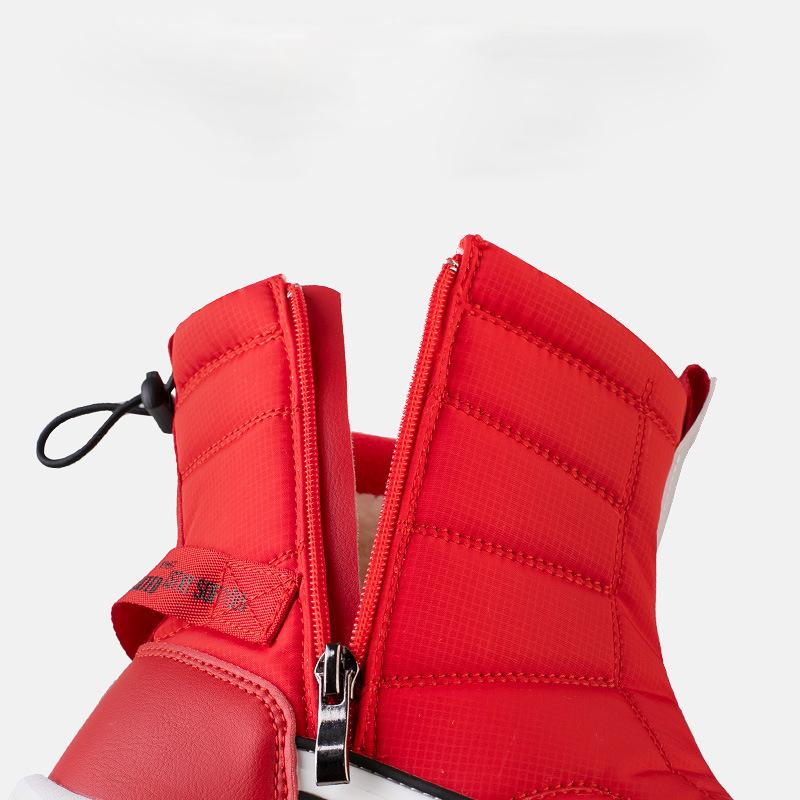 Winter Women Boots Non-slip Waterproof  Ankle Snow Boots Men Platform Winter Cotton Shoes with Thick Fur Botas Mujer High Boots