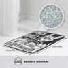 Rock Star Skull Rock N Roll Non-slip Doormat Floor Mat Dust-proo Carpet Rug for Kitchen Entrance Home Living room Footpad Mats