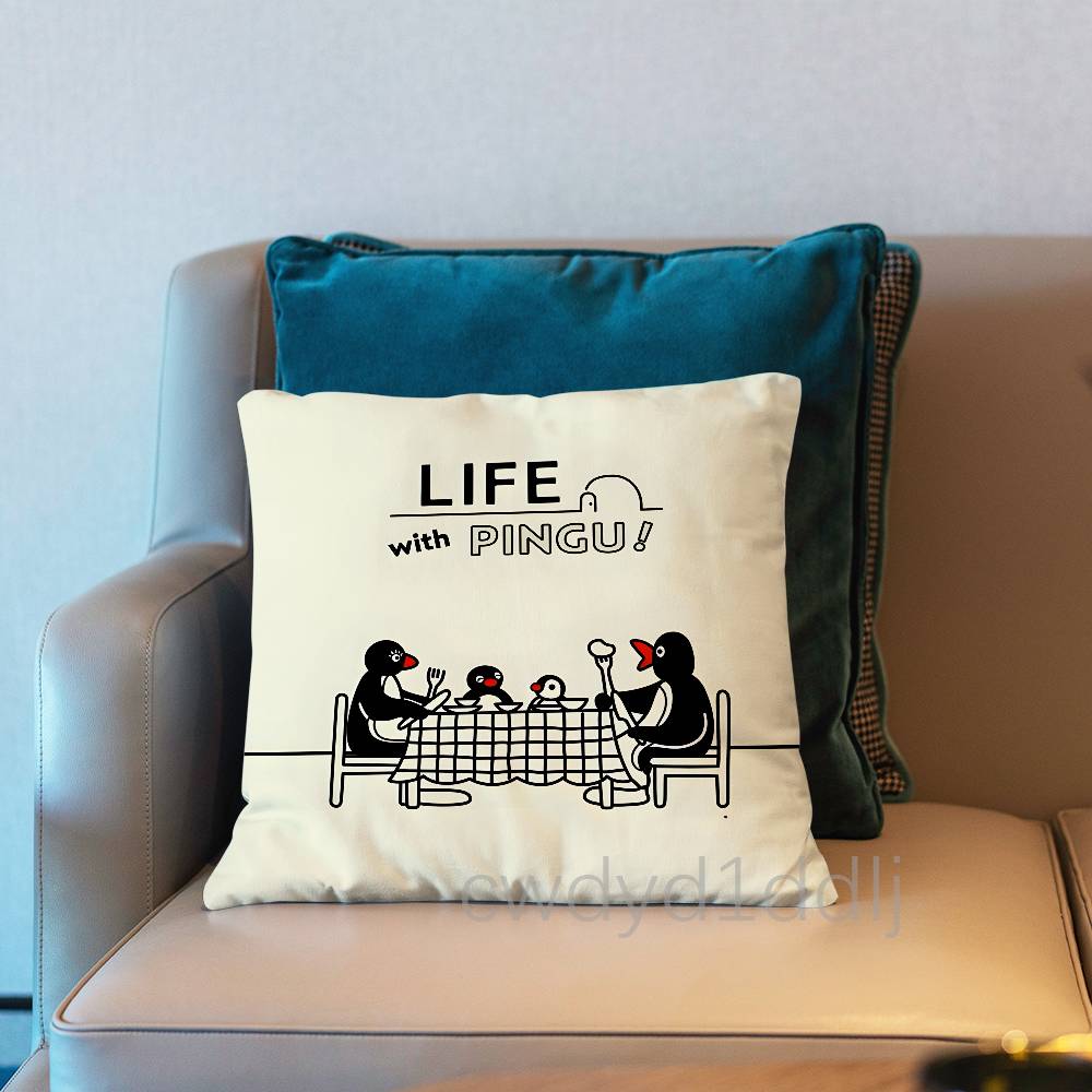 PPINGU Pingu Cute Pillow Case Cover Square Sofa With For Pattern Comfortable Cushion suitable Of Room