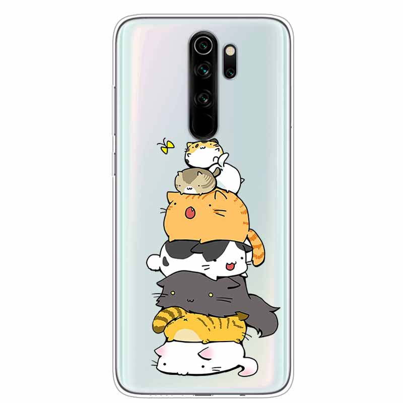 

Чехол для Xiaomi Redmi Note 8 Pro, ультратонкий прозрачный мягкий силиконовый чехол из ТПУ для Xiomi Redmi Note8 9 pro 8pro 8T 9S, чехлы для телефонов, капа Redmi Note 9