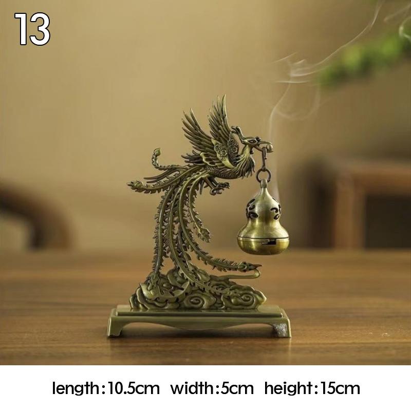 Retro Räuchergefäß Hohllegierung Hängendes Räuchergefäß Haushalt Räucherstäbchen Ornament Lotusbrenner Heim Büro Dekor Neu