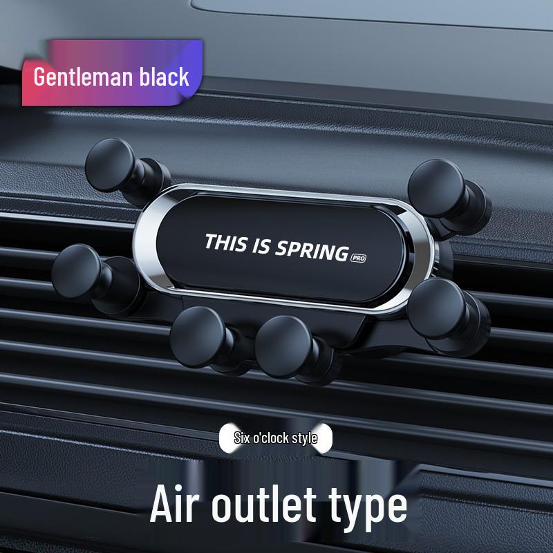 Universal Six-Point Silent Air Vent Car Phone Holder