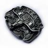 Texas Flag Bull Head Belt Buckle - Western Style Fashion Accessory