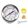 G7ND Pressure Gauge Gauge for Fuel Injections Systems 0-15PSI 0-1Bar 1/8'' NPT Double Scale Pressure and Wrench Adaptor