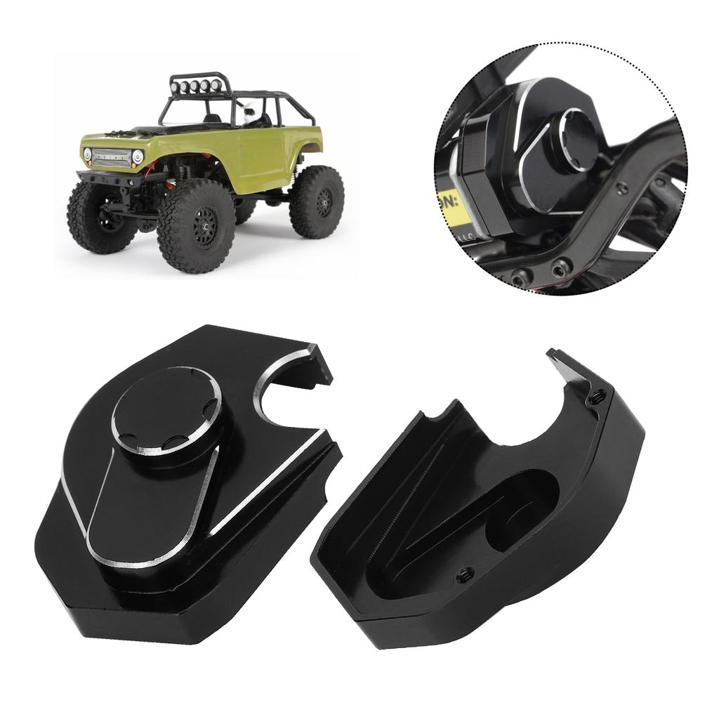 Aluminum Alloy Gearbox Shell Cover Set Fit for Axial SCX24 90081 for AXI00002 124 RC Car