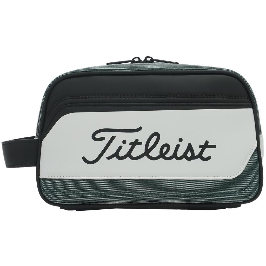 [TITLEIST] Basic Pouch Pursuit Pouch Hunter Green x White