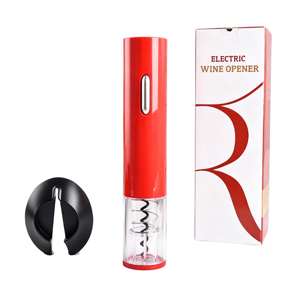 Electric Wine Opener Automatic Corkscrew Bottle Opener Plastic Wine Accessories Easy Use Battery Operated Wine Bottle Opener Set