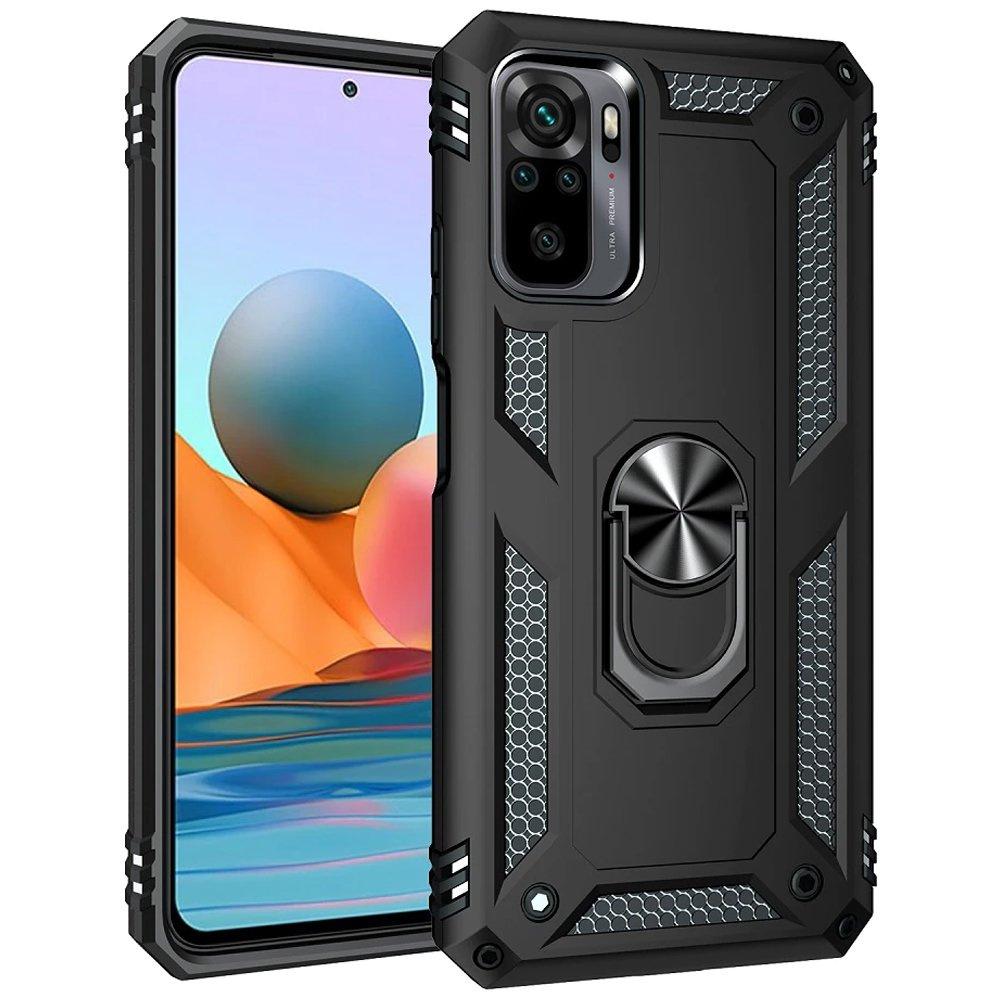Armored case for Xiaomi Redmi Note 10/10S, Nox Case Ring, black