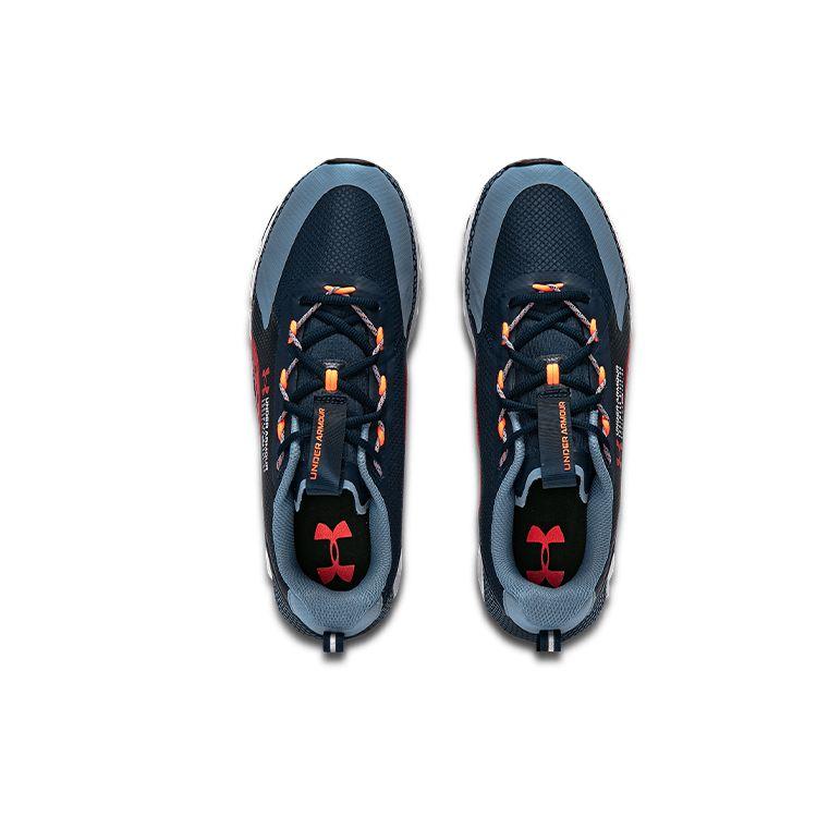 Under Armour Round Toe Lace-Up Fabric Low-Top Running Shoes Unisex Sneakers Blue 3023633-401