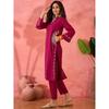 Women Office Party Wear Kurta Pant Set Indian Bollywood Ethnic Kurti Cord Set