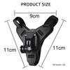1pc Base Bracket Holder For Gopro Hero 10 9 8 6 5 Full Face Helmet Chin Mount Motorcycle Action Camera Accessories