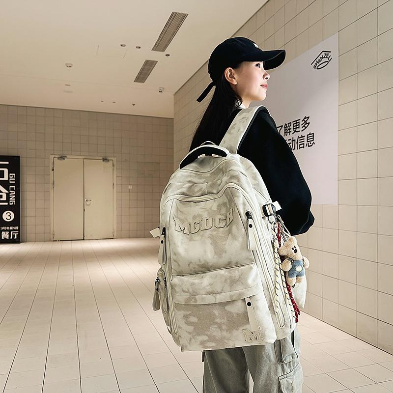 Large Capacity Schoolbag Male and Female Simple and Versatile High School Student Computer Travel Backpack Junior High School Student Backpack