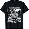 Ich bin nicht immer schlecht gelaunt - Biker Motorradfahrer Fahren Rennsport T-Shirt