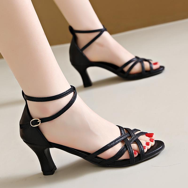 Sapatos de Dança de Salto Alto para Mulheres Latinas Sapatos de Dança de Sola Macia para Senhoras Sapatos de Salto para Meninas Sapatos de Salão de Salsa Sandálias de Salto Alto