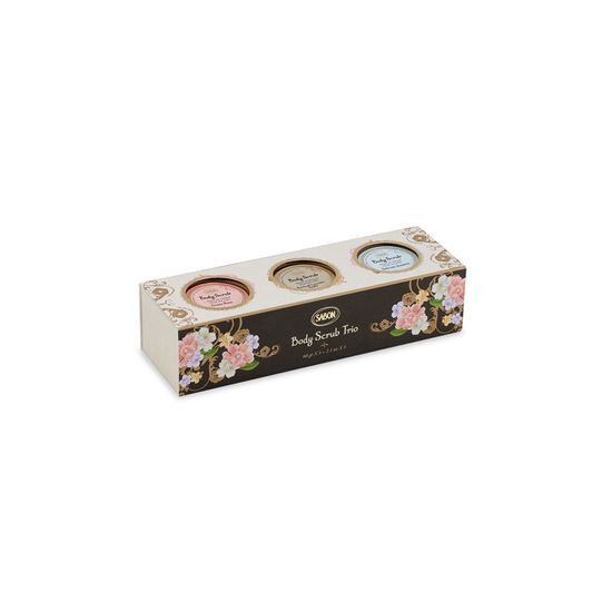 Sabon Body Scrub 60g 3-piece Kit (Jasmine + Green Rose + Patchouli Lavender Vanilla)