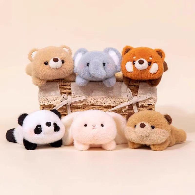 

Pocket-Sized Plush Panda Mouse Wrist Pad Toy – Desktop Companion Doll 20cm
