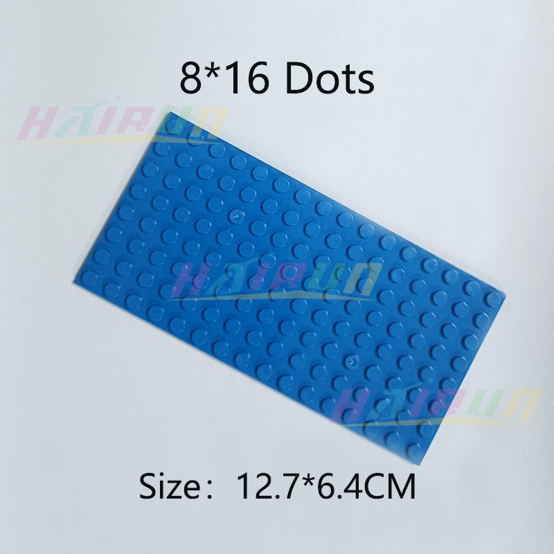 5 ШТ. 8x16 Точок Двостороння Основа-Пластина для Конструктора Маленькі Деталі Тонка Пластина Цеглинки DIY Креативні Навчальні Іграшки