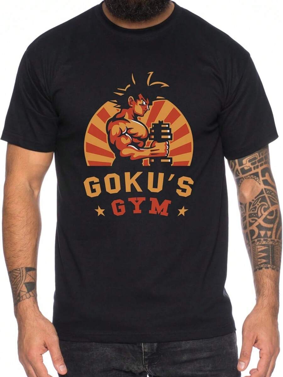 Goku Retro Nerd Herren Unisex T-Shirt XL