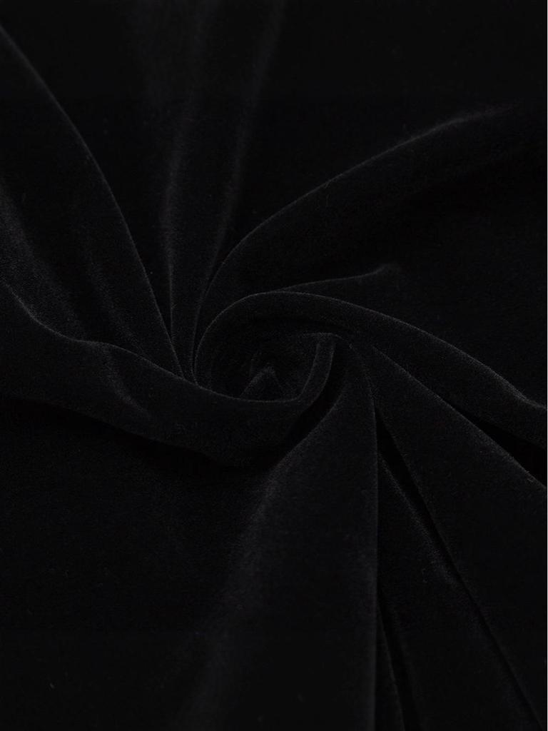 Retro Velvet Spaghetti Strap A-line Party Dress for Women