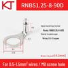 RNB1.25-90D Copper L-Shaped 90° Elbow Cold-Pressed Terminal Connector