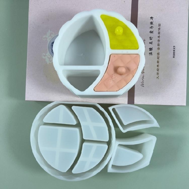 Moon and Star Shaped Storage Box Tray Mold Silicone Material for DIY Crafts